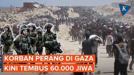 663 Hari Perang Israel-Hamas, Korban Tewas di Gaza Tembus 60.000 Jiwa