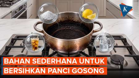 Cara Membersihkan Panci Gosong Cukup Pakai Bahan Sederhana