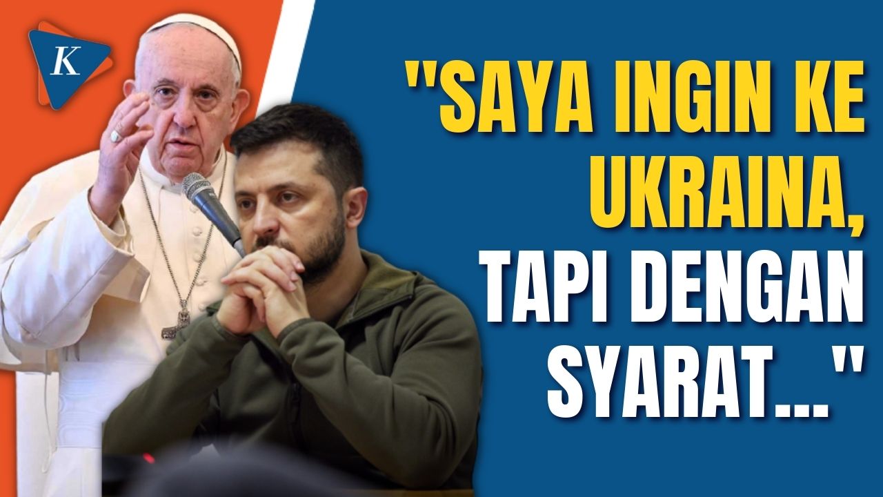 Paus Fransiskus Mengaku Ingin Datangi Ukraina dan Rusia, Kenapa?