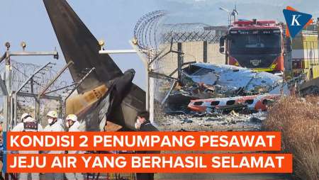 Kondisi Dua Penumpang Pesawat Jeju Air yang Selamat