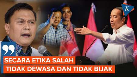 Beri Selamat ke Prabowo-Gibran Sebelum Hasil Resmi, Jokowi Dituding Salah Etika