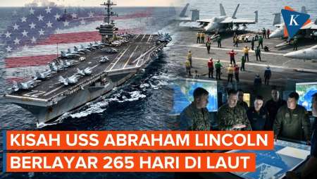 Misi Molor 2 Kali, 8 Awak Coba Akhiri Hidup: Kisah USS Abraham Lincoln di Perang Iran