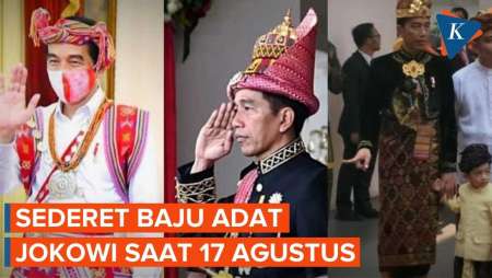 Pakaian Adat Jokowi Saat Upacara HUT RI dari Tahun ke…