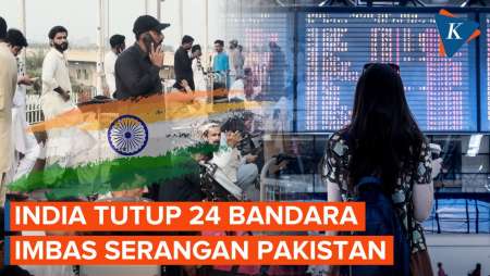 Konflik India-Pakistan: India Tutup 24 Bandara, 100 Lebih Penerbangan Batal!