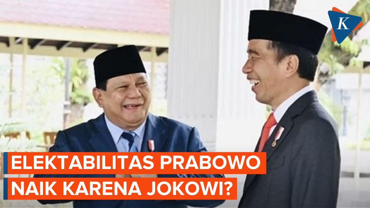 Jadi Perdebatan, Benarkah Elektabilitas Prabowo Naik Berkat Jokowi?