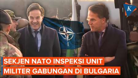 Dukung Penuh Ukraina, Sekjen NATO Inspeksi Unit Militer Gabungan di Bulgaria