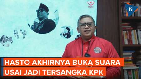 Muncul ke Publik! Hasto Akhirnya Buka Suara Setelah Jadi Tersangka KPK