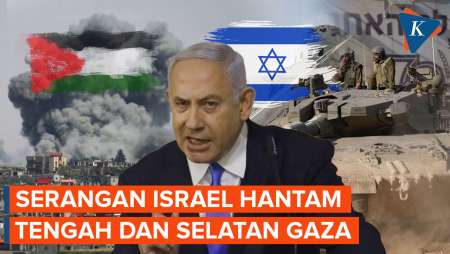 Cari Anggota Hamas, Israel Gempur Gaza Selatan dan Tengah
