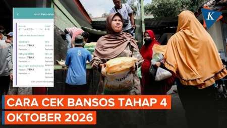Bansos Tahap 4 Oktober 2026 Mulai Cair, Ini Cara Cek Penerima