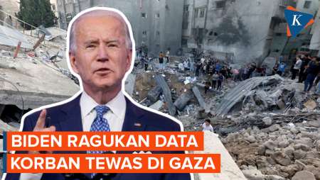 Presiden AS Joe Biden Ragukan Data Korban Tewas di Gaza