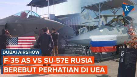 F-35 Vs Su-57E: Adu Gengsi AS-Rusia Lewat Jet Tempur Siluman Di Dubai Airshow