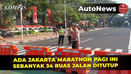 Catat, Ini 34 Ruas Jalan yang Ditutup Saat Jakarta Marathon Hari Ini