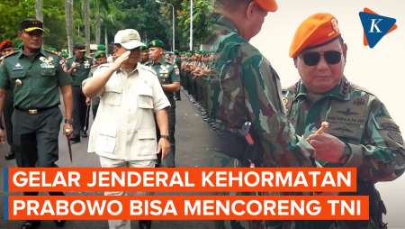 Langkah Jokowi Jadikan Prabowo Jenderal Kehormatan Bisa Mempermalukan TNI