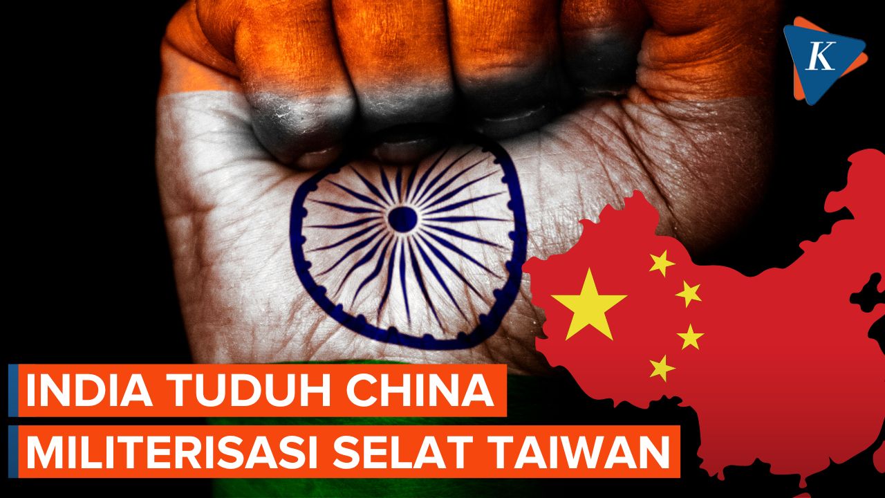 India Tuduh China Lakukan Militerisasi Selat Taiwan