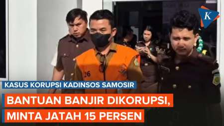 Kadinsos Samosir Korupsi Bantuan Bencana Banjir, Minta Jatah 15 Persen