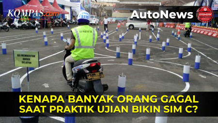 Penjelasan Polisi Kenapa Banyak Orang Gagal di Ujian Praktik SIM C