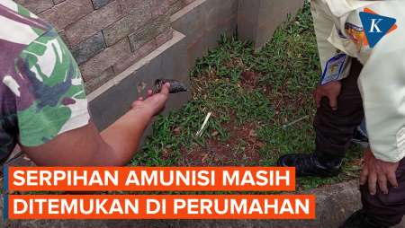 Serpihan Granat akibat Kebakaran Gudang Amunisi TNI Ditemukan di Perumahan Warga