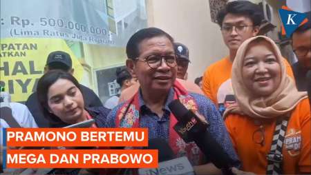 Cerita Pramono Bertemu Mega dan Prabowo pada Hari yang Sama