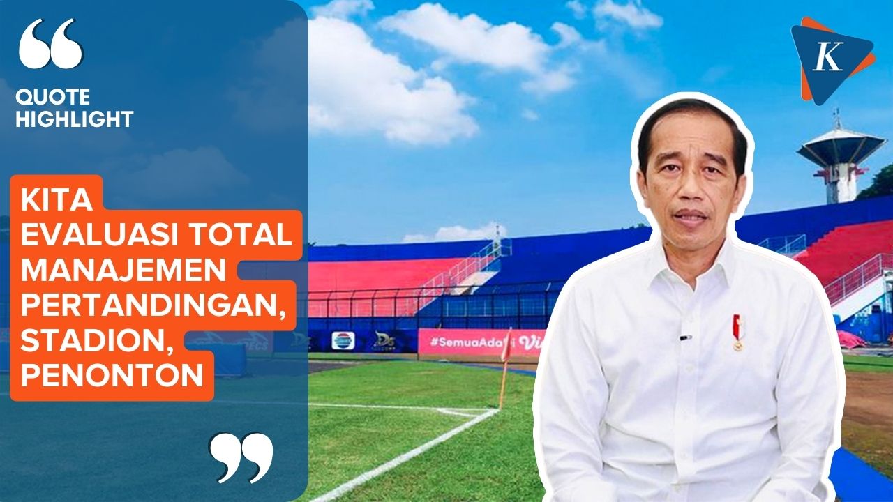 Perintah Jokowi Evaluasi Stadion Kanjuruhan agar Peristiwa yang Sama Tak Terulang
