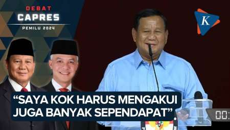 Sembari Tertawa, Prabowo Sepakat dengan Anies dan Ganjar