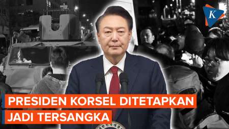 Presiden Korsel Yoon Suk Yeol Ditetapkan Sebagai Tersangka