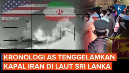 Kronologi AS Tenggelamkan Kapal Perang Iran Di Laut Sri Lanka, 87 Awak Tewas