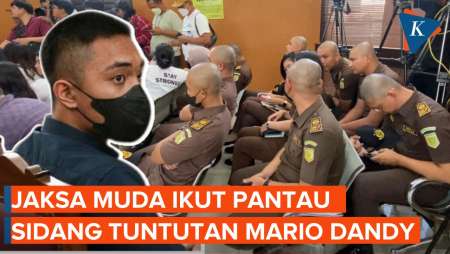 Ruang Sidang Tuntutan Mario Dandy Dipenuhi Jaksa Muda