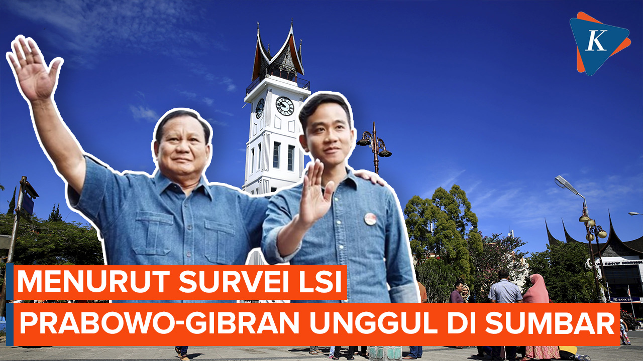 Hasil Survei LSI: Prabowo-Gibran Unggul Hampir 50 Persen di Sumbar