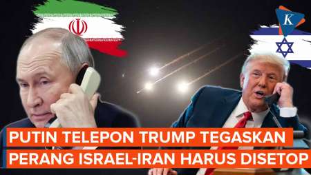 Satu Jam Telepon Trump, Putin Tegaskan Perang Israel-Iran Harus Dihentikan