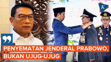 Bela Prabowo, Moeldoko: Penyematan Jenderal Bukan Ujug-ujug