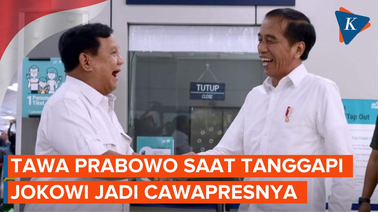 Di Balik Tawa Prabowo Ketika Jawab Kemungkinan Jadikan Jokowi Cawapres...