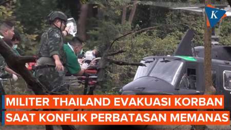 Militer Thailand Evakuasi Korban Di Tengah Bentrokan Perbatasan Dengan Kamboja