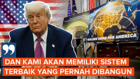 Trump Klaim Golden Dome AS Lebih Maju dari Iron Dome Israel
