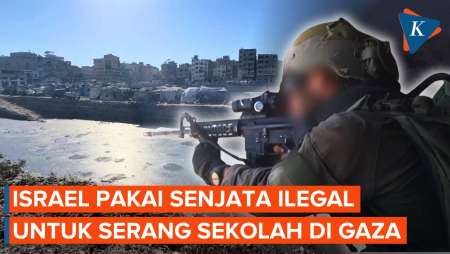 Israel Disebut Gunakan Senjata AS Secara Ilegal untuk Serang Sekolah di Gaza
