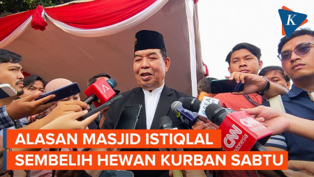 Ini Alasan Masjid Istiqlal Sembelih Hewan Kurban Sabtu Besok