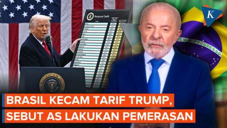 Presiden Brasil Kecam Tarif Trump, Sebut AS Lakukan Pemerasan