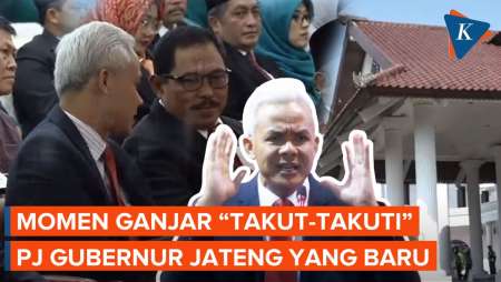 Momen Ganjar “Takut-takuti” Pj Gubernur Jateng yang Baru