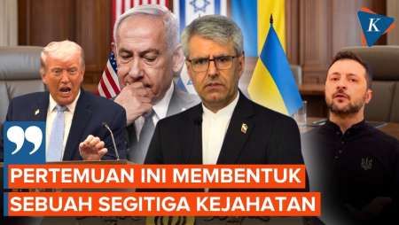 Iran Sebut Pertemuan Trump-Netanyahu-Zelensky Sebagai "Segitiga Kejahatan"