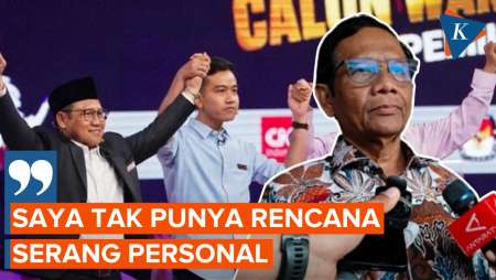 Tak Akan Serang Personal di Debat Cawapres, Mahfud: Itu Kekanak-kanakan