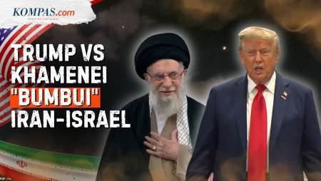 Perang Kata-kata Trump Vs Khamenei di Tengah Konflik Iran Vs Israel
