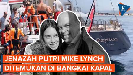 Jenazah Putri Mike Lynch Ditemukan di Bangkai Kapal Pesiar Bayesian 