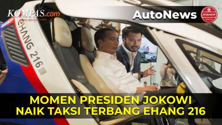 Jokowi Coba Taksi Terbang EHang 216, Mau Jadi Kendaraan Massal?