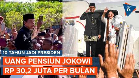 10 Tahun Jadi Presiden, Jokowi Terima Uang Pensiun Seumur Hidup Rp 30,2 Juta Per Bulan