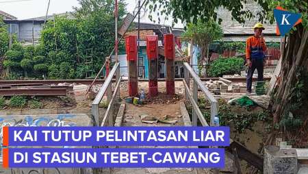 Banyak Kecelakaan, PT KAI Tutup Permanen Pelintasan Sebidang di Tebet Jaksel