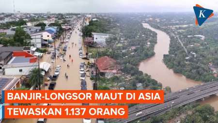 Banjir Maut Di Asia Tewaskan 1.137 Orang, Sumatera Dan Sri Lanka Terbanyak