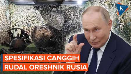 Menilik Kecanggihan Oreshnik, Rudal Baru Rusia yang Bikin Ukraina Ketar-ketir 