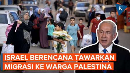 Netanyahu Berencana Tawari Warga Gaza Pindah Sukarela ke Negara Lain