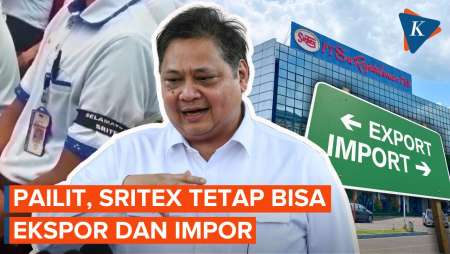 Menko Airlangga Sebut Sritex Tetap Bisa Ekspor dan Impor meski Pailit