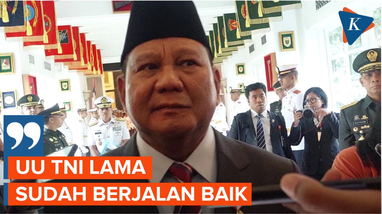 Tanggapan Menhan Prabowo Terkait Rencana Revisi UU TNI