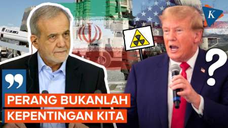 Bantah Trump soal Senjata Nuklir, Iran: Perang Bukan Kepentingan!